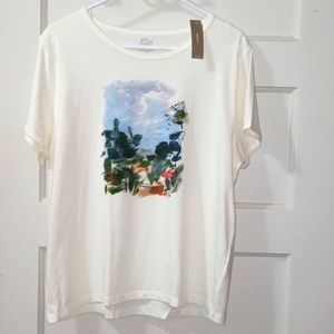 J Crew Painting Graphic Tee XL